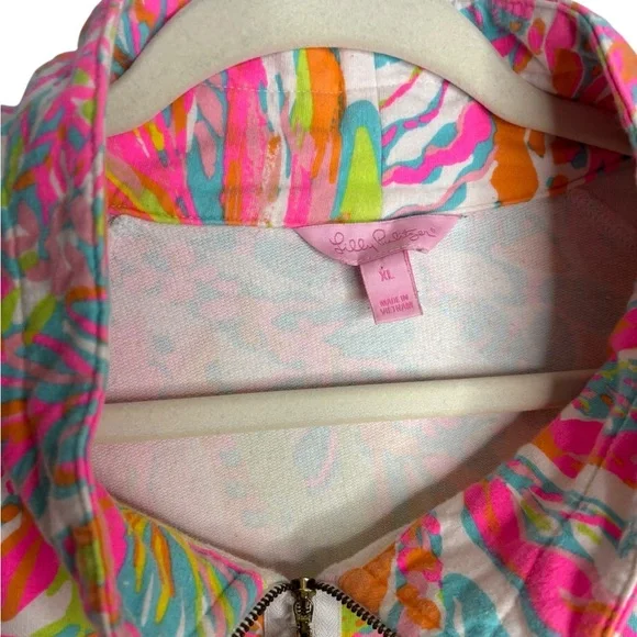 Lilly Pulitzer Skipper Popover Jacket Size XL - Picture 2 of 9